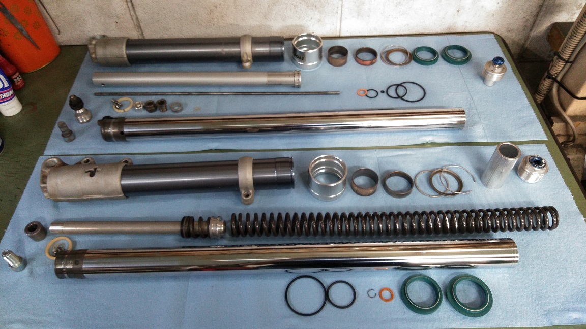 SCORIA(スコルパ) TYS125F フロントフォーク | johnny's factory