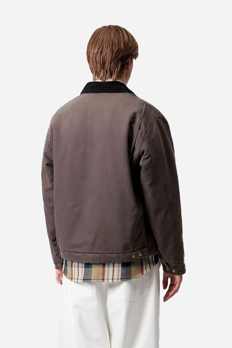 カーハートWIPデトロイトジャケット（タバコ/ブラックリジッド