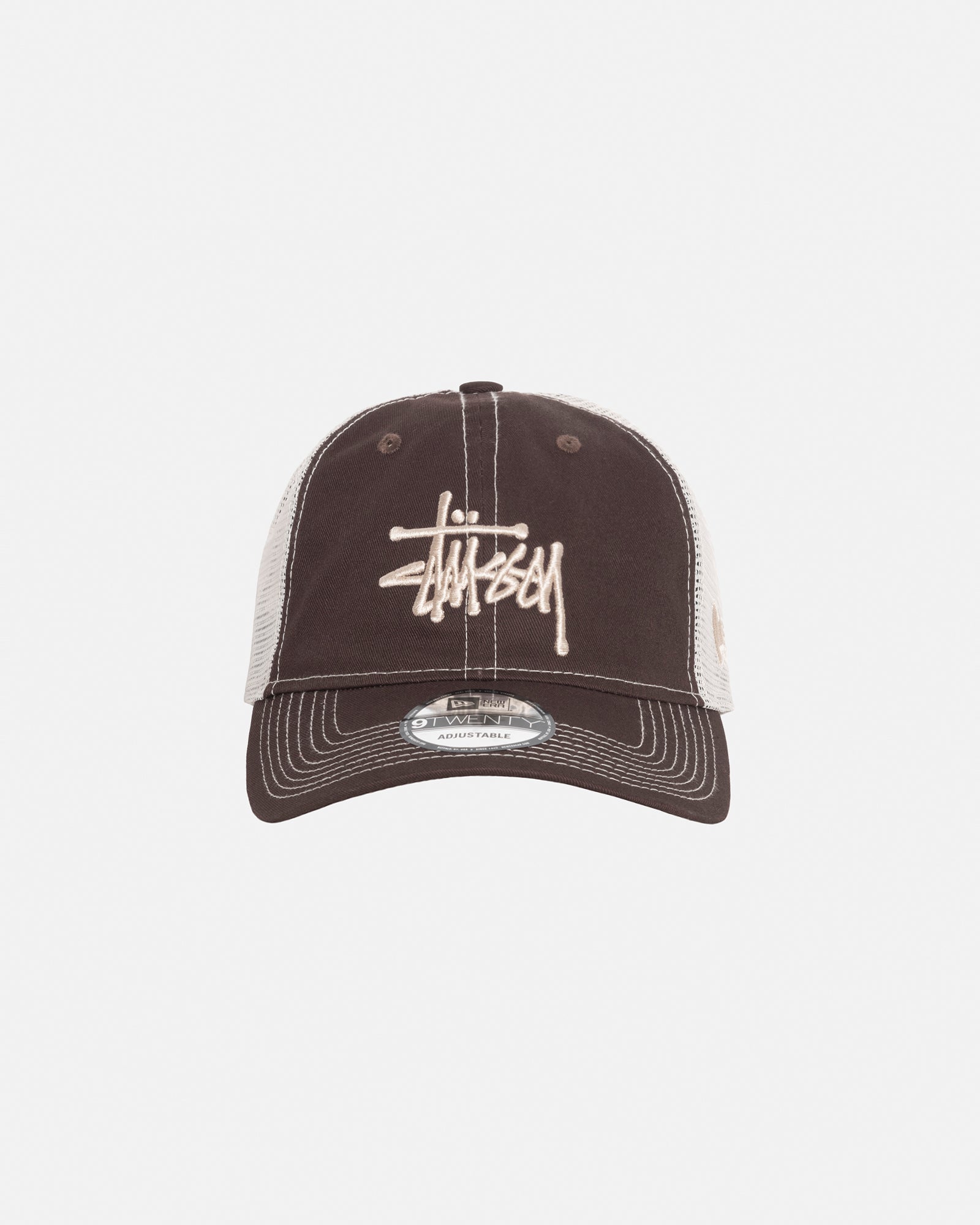New Era 9TWENTY Basic Trucker – Brown | Headwear | Stüssy Japan