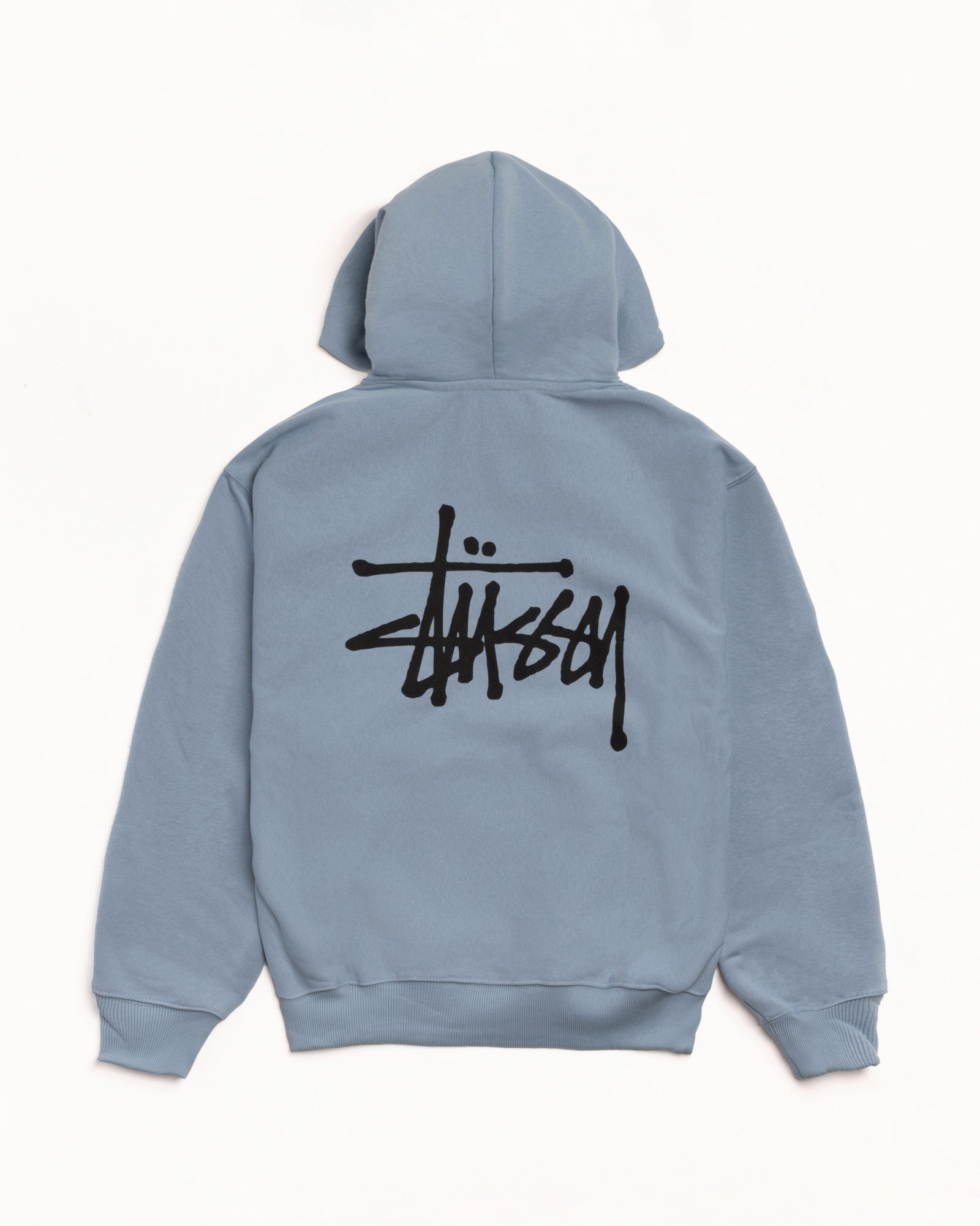 Basic Stüssy Zip Hoodie – Slate | Tee & Sweats | Stüssy Japan