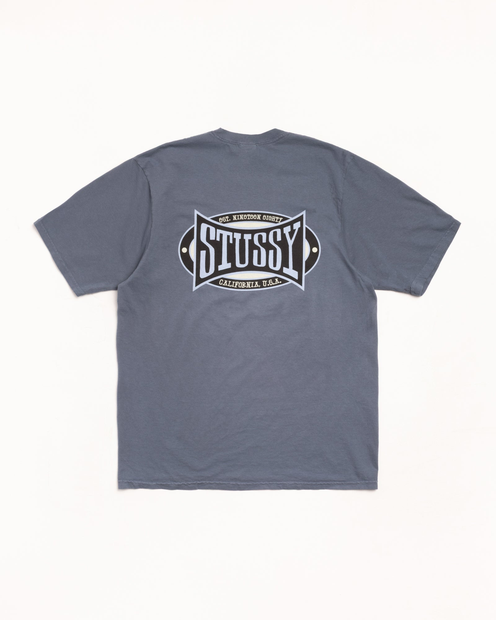 Champion Oval Tee Pigment Dyed – Navy | Tees | Stüssy Japan