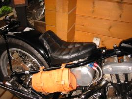 ショベルリジット用シングルシートハーレー