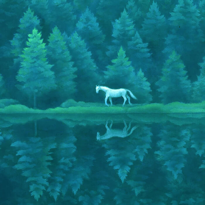 東山魁夷 / 緑響く | 壁紙ギャラリー KAGIROHI