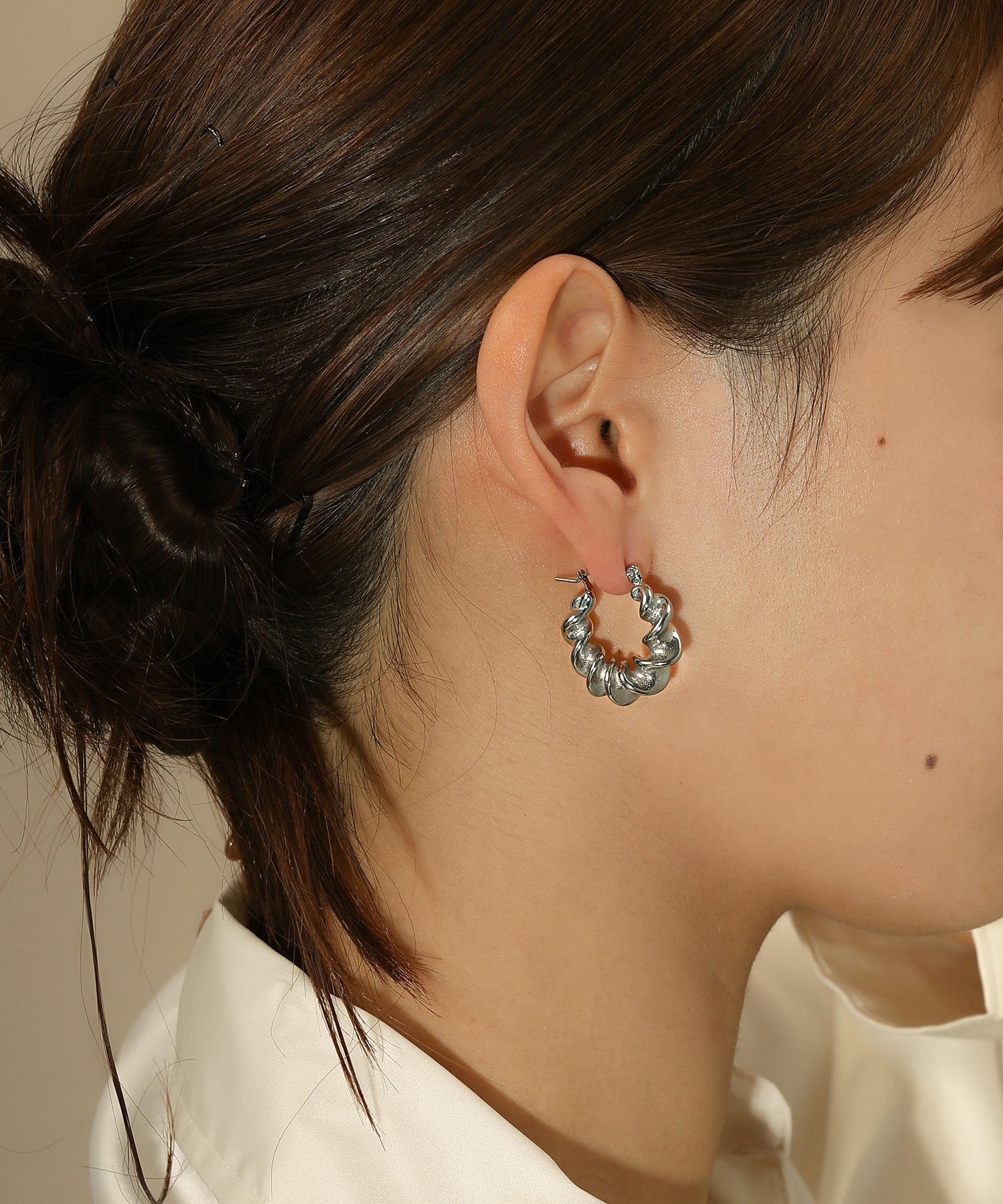 ツイスト サージカルステンレス ピアス