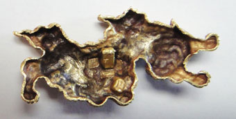 後藤栄乗「二疋獅子」