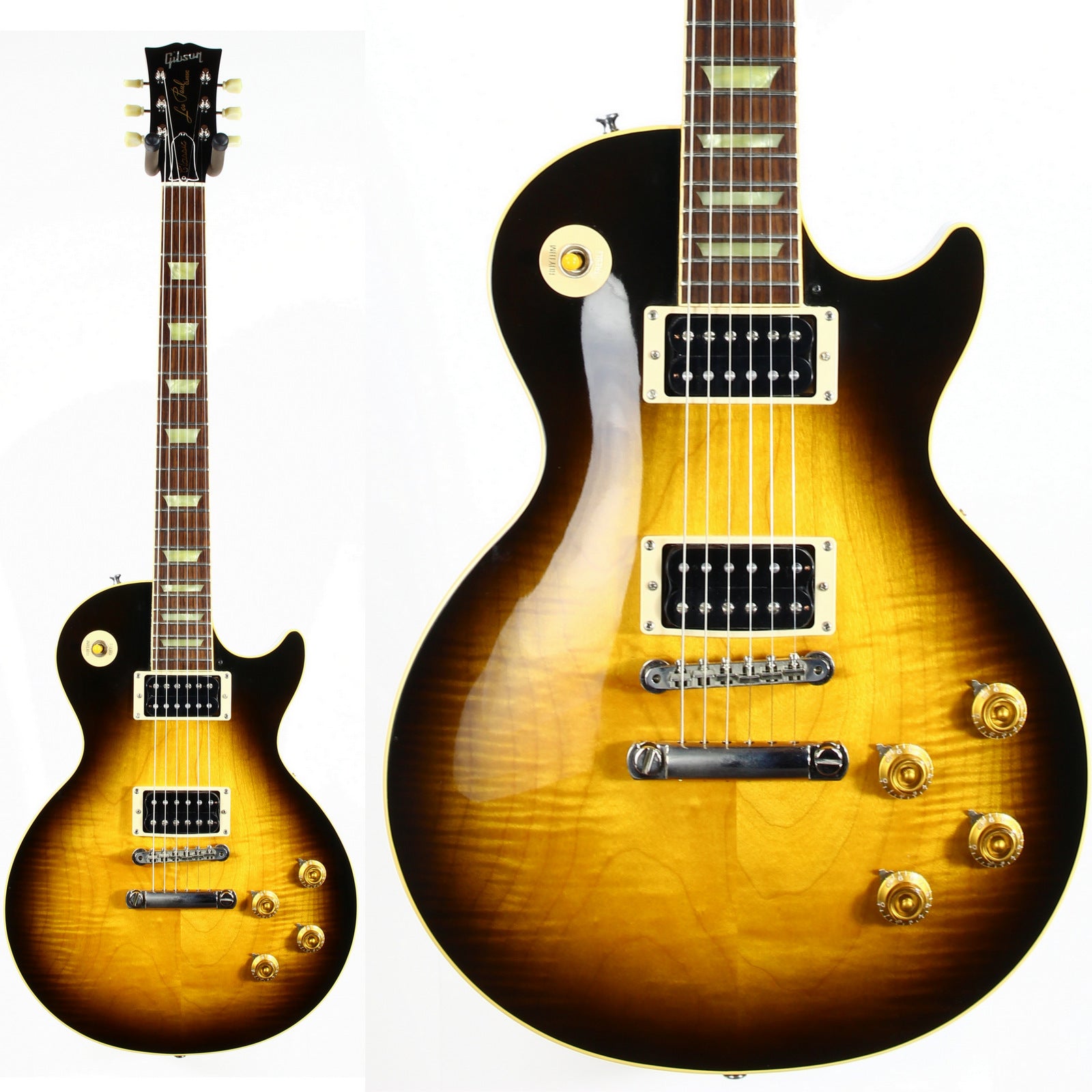 1993 Gibson Les Paul Classic Plus Flametop Tobacco Sunburst