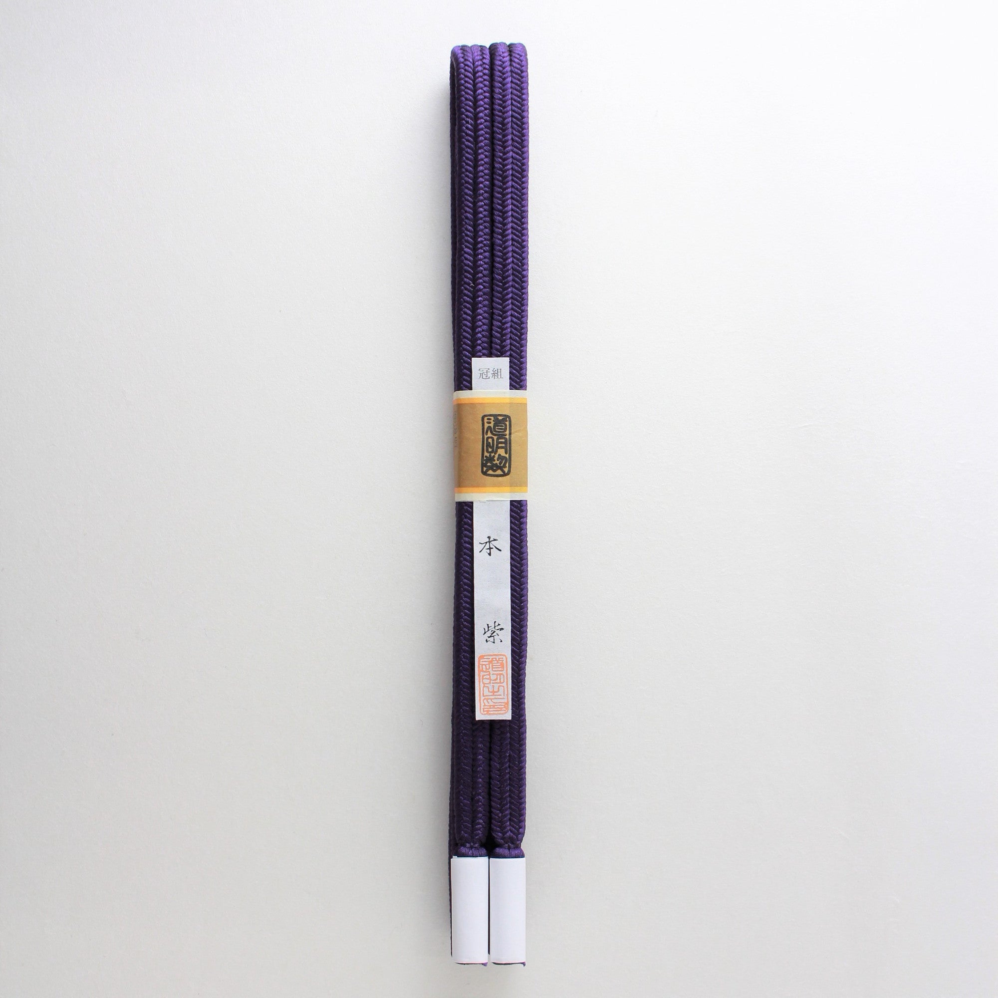 No.057) 本紫 – 有職組紐 道明