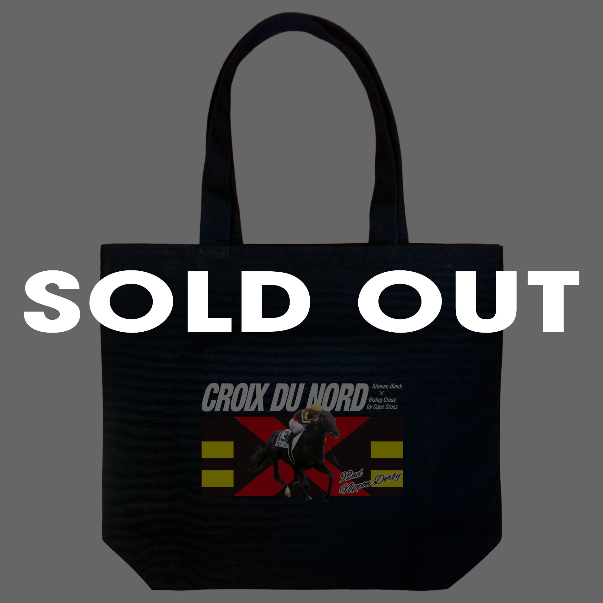 LEGEND HORSE「2025日本ダービー優勝馬」クロワデュノールトートバッグ