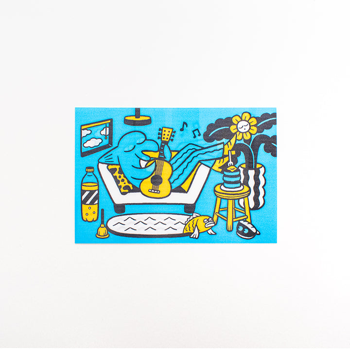 レンチキュラーポストカード / IRUKA ROOM / オザキエミ