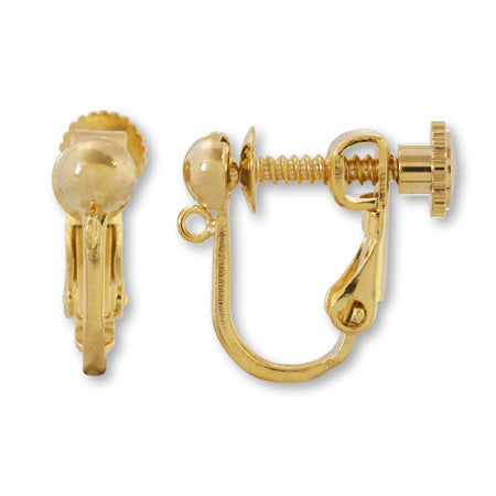 イヤリング ネジバネ上カン ゴールド – 貴和製作所オンラインストア