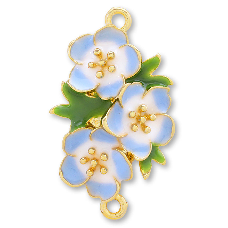 チャーム ネモフィラ No.3 2カン ライトブルー/G – 貴和製作所