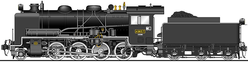 蒸気機関車イラスト集