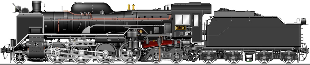 D61形 蒸気機関車