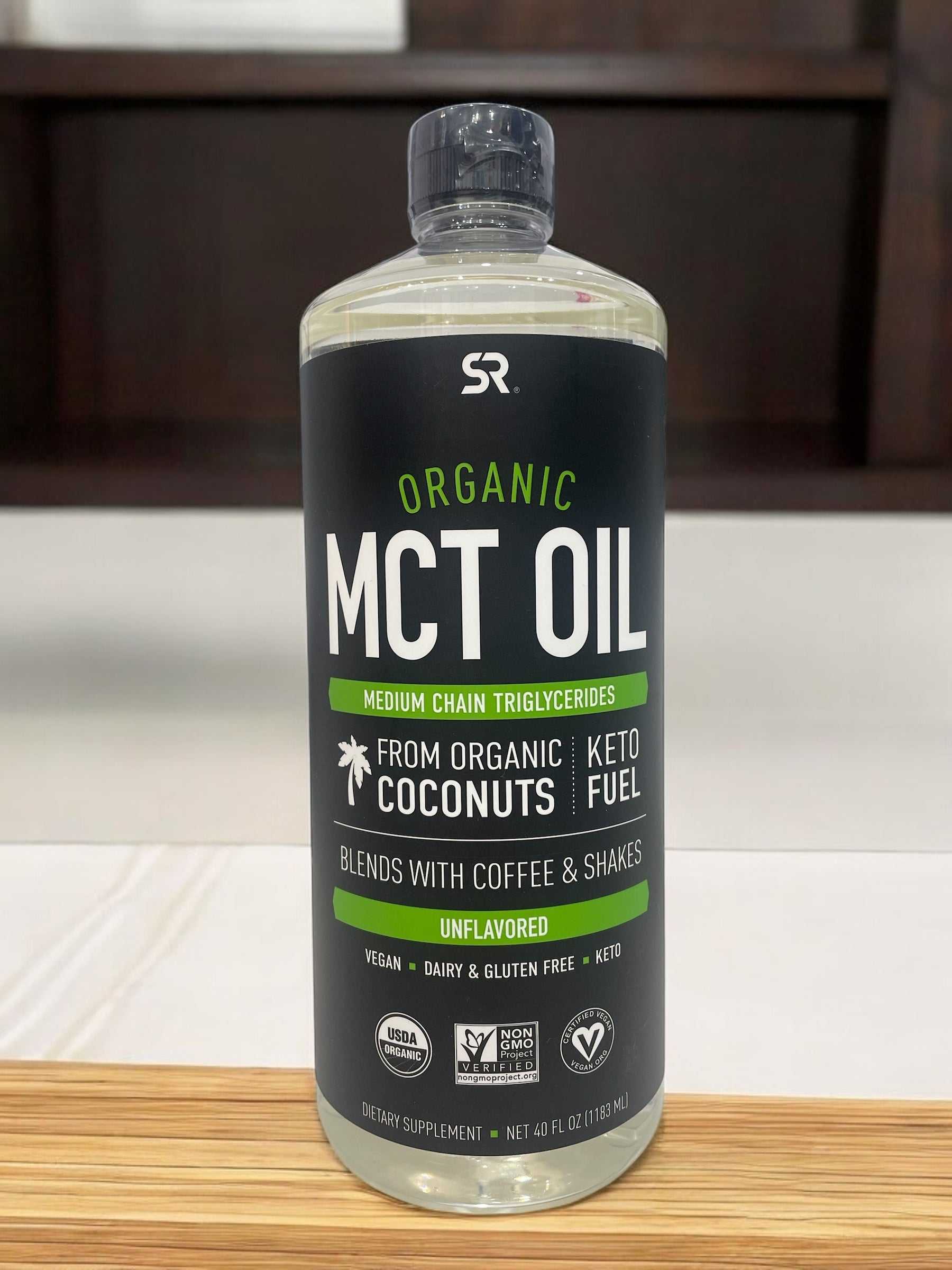 スポーツリサーチ オーガニック MCTオイル 1,183mL｜ココナッツ由来