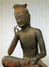 渡来文化 その美と造形 2〉 広隆寺 宝冠弥勒菩薩半跏思惟像、宝髻弥勒