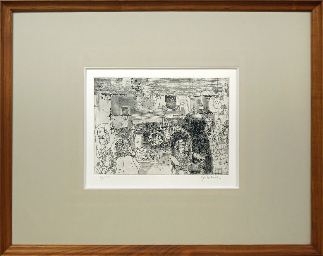 増田誠「エッチング1」銅版画 絵画買取・販売の小竹美術