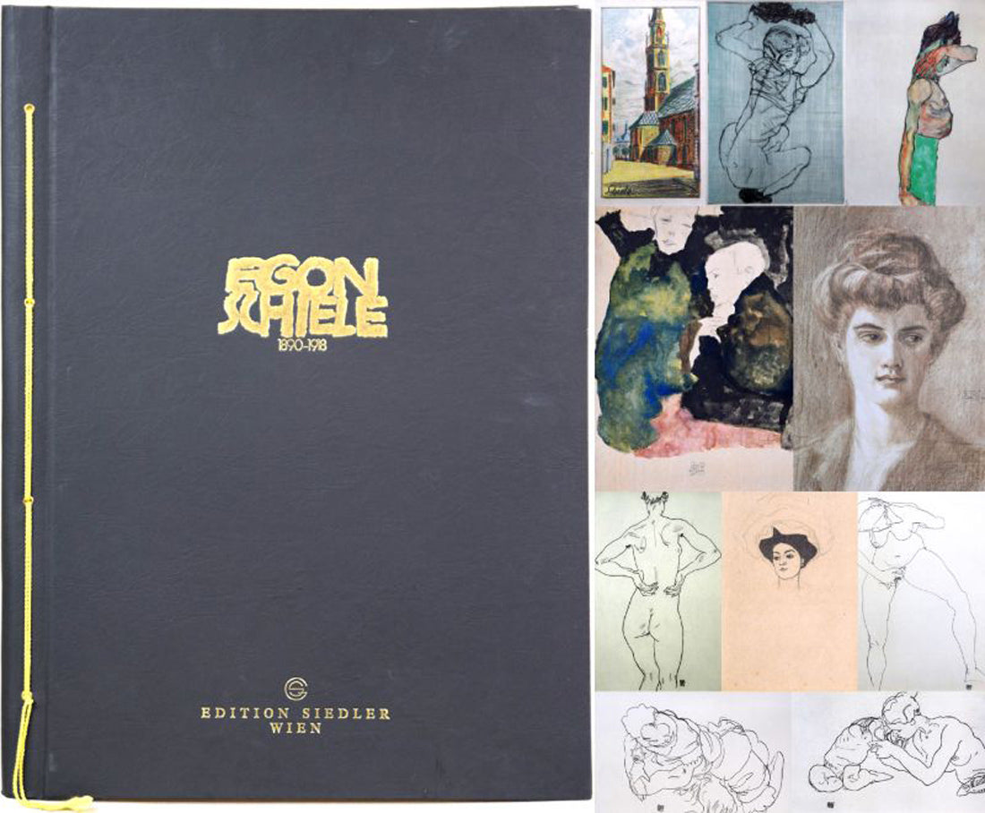 エゴン・シーレ「EGON SCHIELE」リトグラフ・ポートフォリオ（10枚