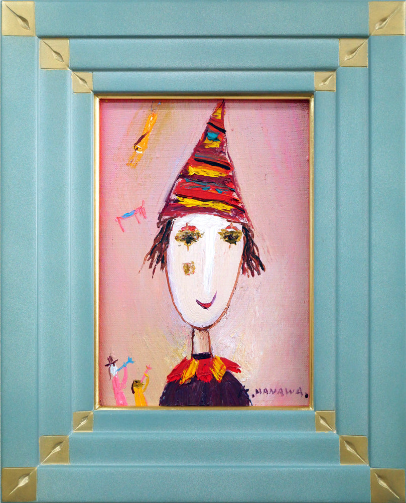 塙賢三「サーカス」油絵・SM 絵画買取・販売の小竹美術