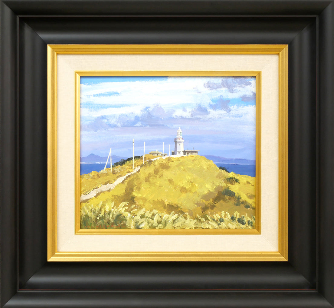 樋口洋「剱崎（三浦半島）」油絵・色紙 絵画買取・販売の小竹美術