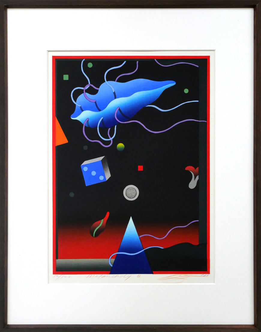 黒崎彰「Melancholy B」木版画 絵画買取・販売の小竹美術