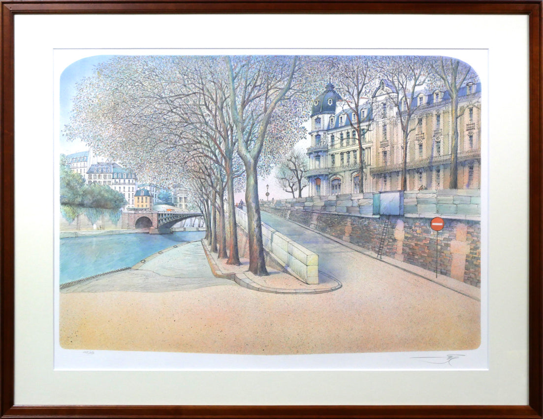 ロルフ ラフルスキー（Rolf RAFFLEWSKI）「ヌイイの橋（パリ