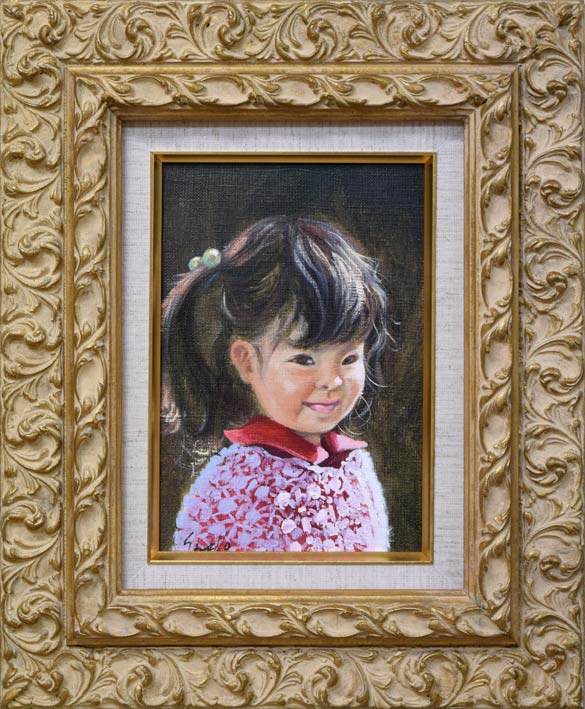 藤岡心象「陽ざし」油絵・SM 絵画買取・販売の小竹美術