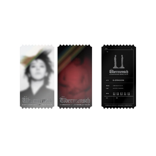 G-DRAGON - Photo Ticket [2025 World Tour 'Übermensch' Official MD