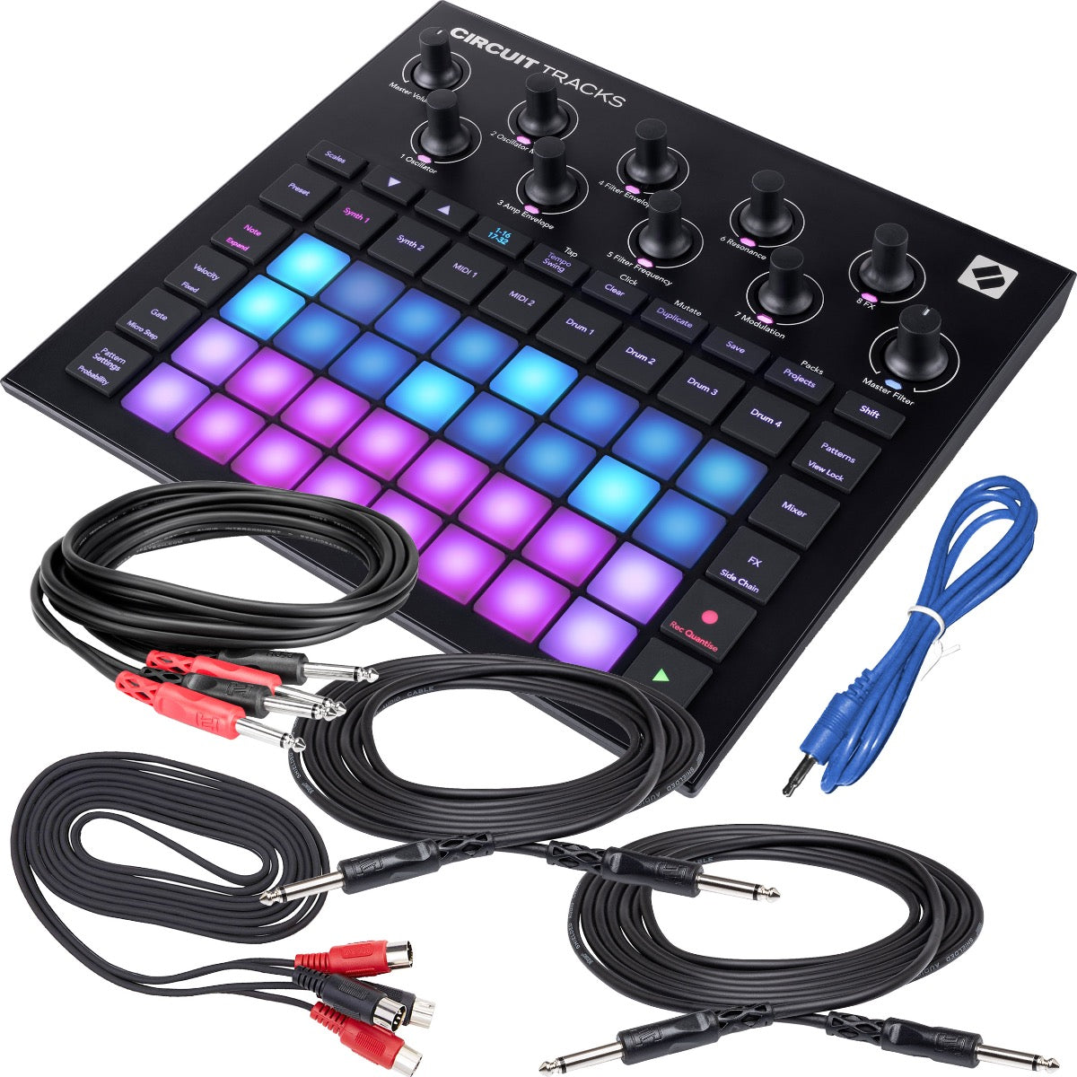 Novation Circuit Tracks Groovebox with Synths, Drums and Sequencer