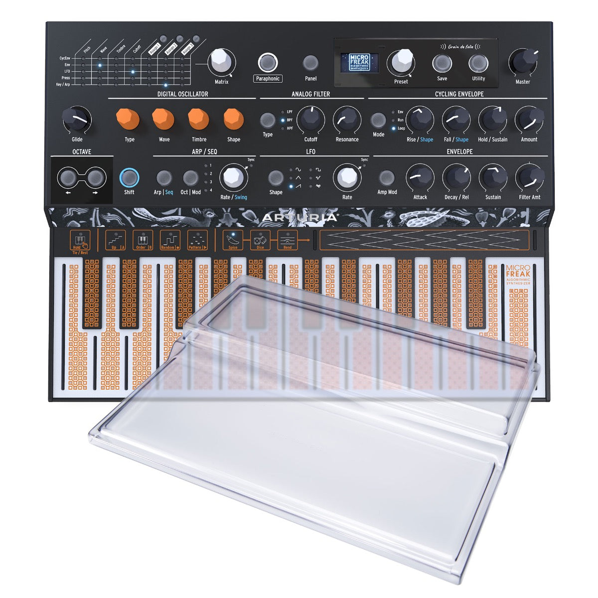 Arturia MicroFreak Experimental Hybrid Synth DECKSAVER KIT – Kraft