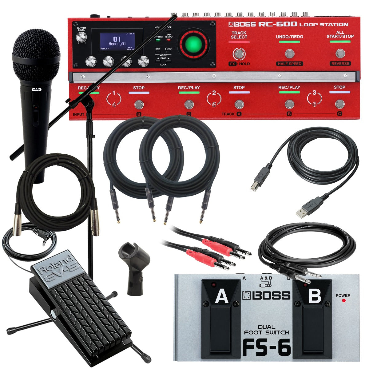 Boss RC-600 Loop Station STAGE RIG – Kraft Music
