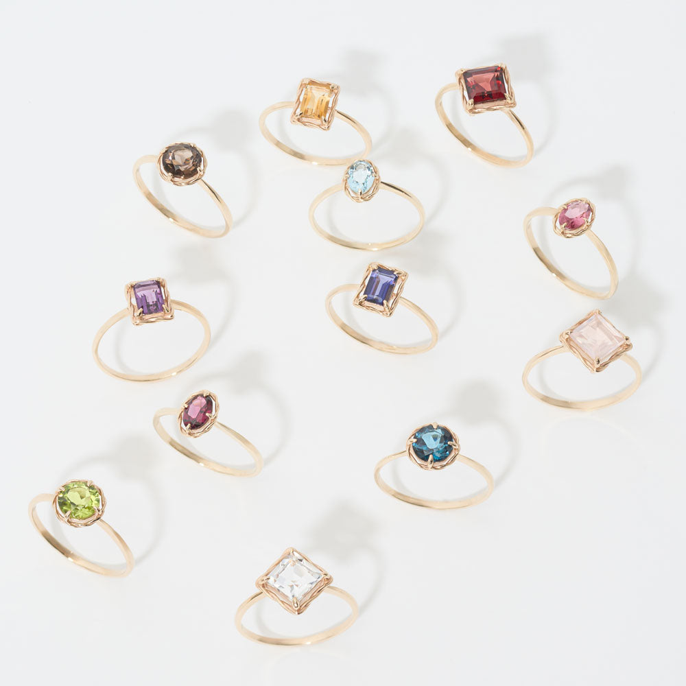 受注生産】K10 カラーストーン リング｜36-2501-2512 – L&Co.