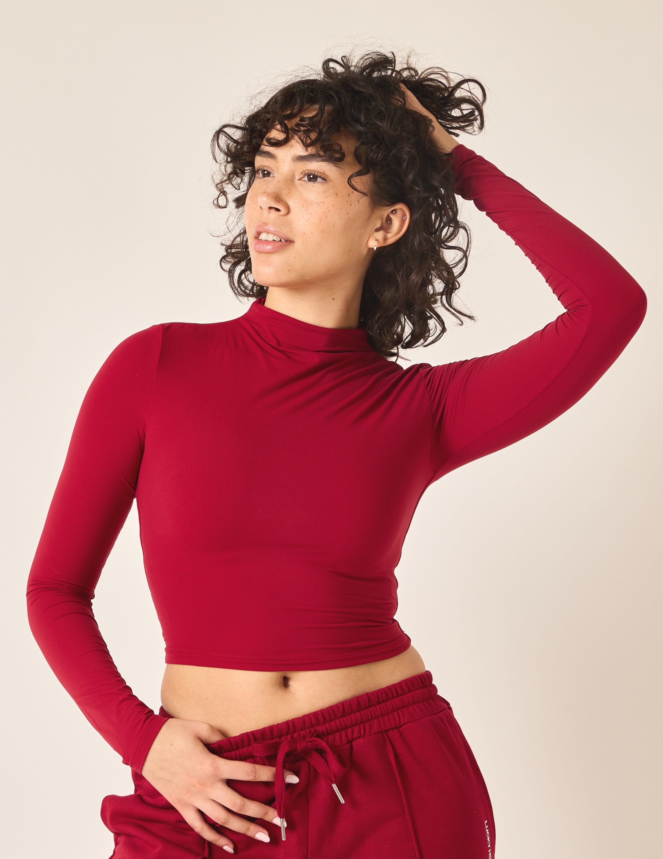 トップス CFCL POTTERY MOCKNECK LONG SLEEVE TOP 1 POTTERY MOCKNECK