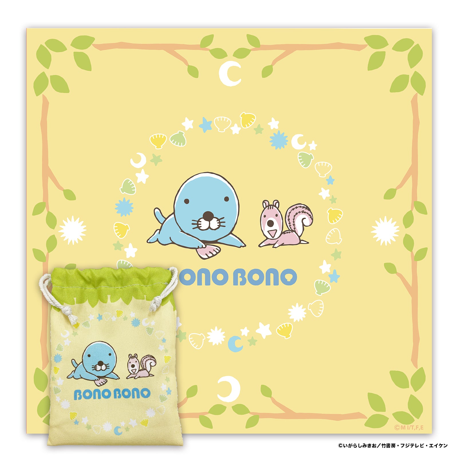 ぼのぼのタロットクロス 【リーディングサポートクロス】キュート