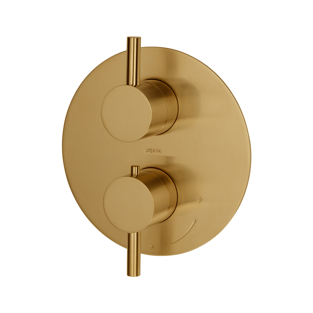 15TH2.L.R (thermostat+2-way+OFF) – Cigno Thermostatic Valve with