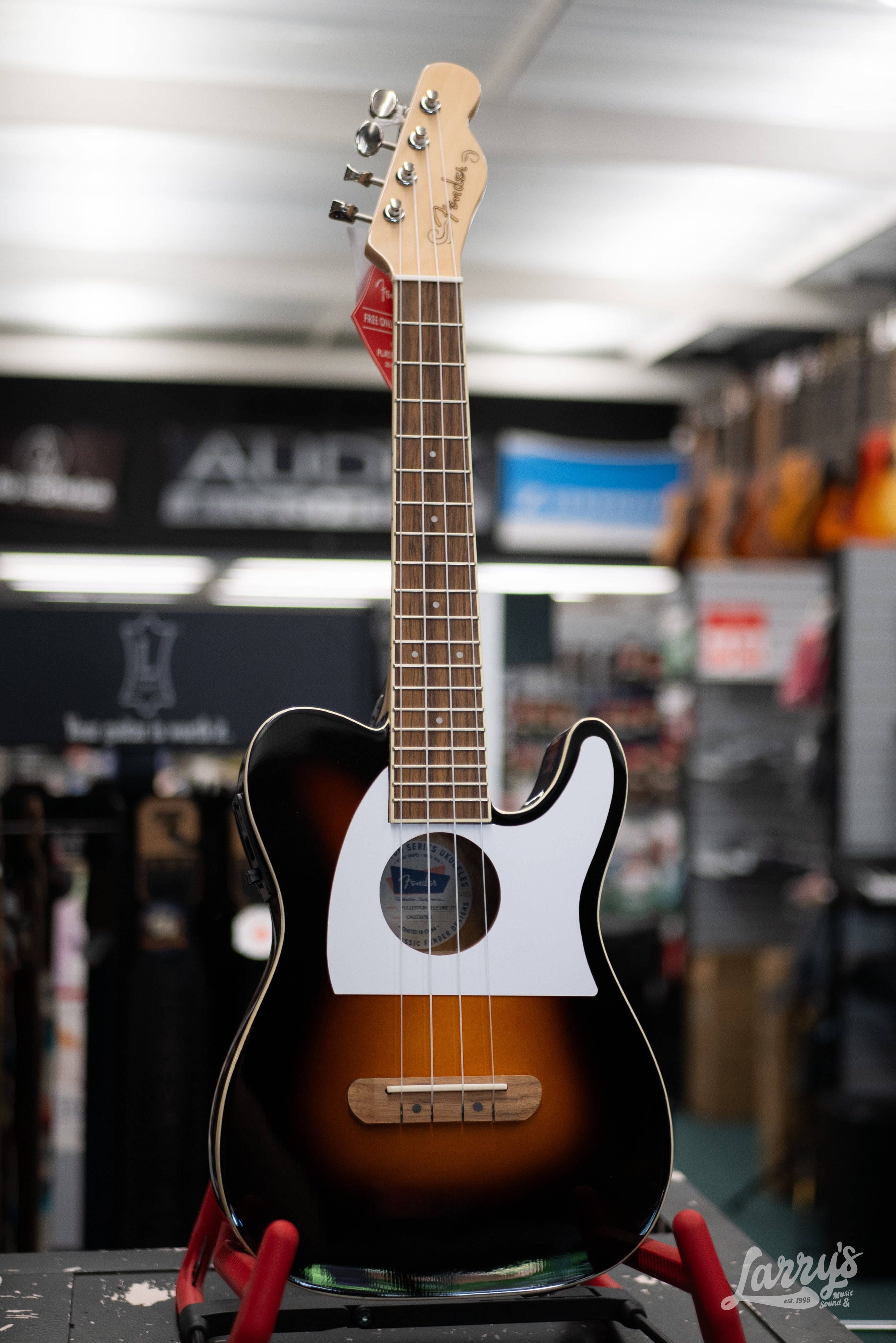 Fender Fullerton Tele Uke - 2 Tone Sunburst – Larry's Music & Sound