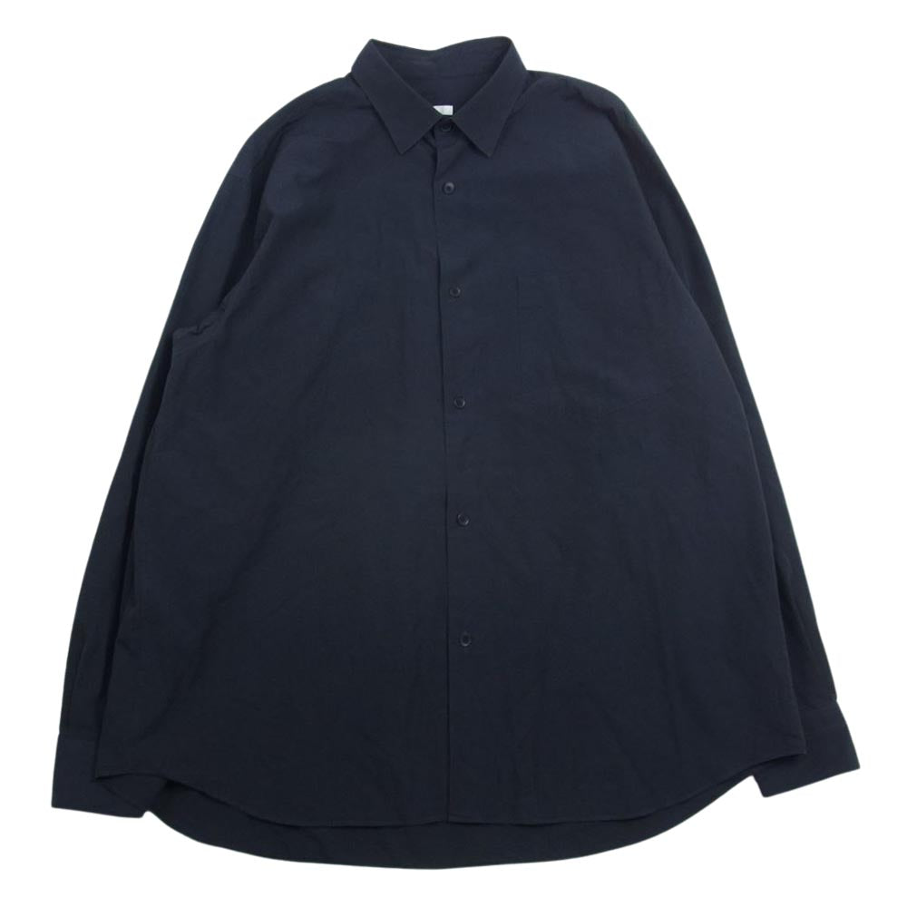 COMOLI コモリ 23SS x01-02001 胸ポケット コットン 長袖 シャツ