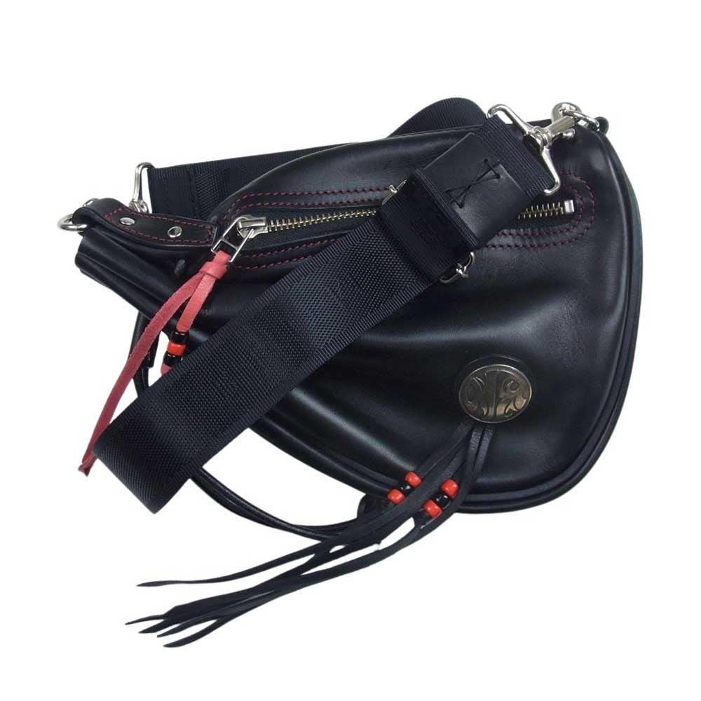 REDMOON レッドムーン × Marlboro マルボロ コンチョ付き レザー ミニ