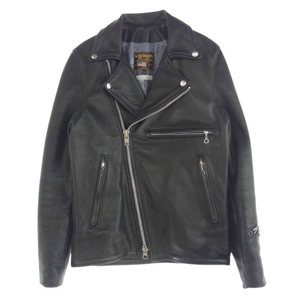 VANSON バンソン Ron Herman ロンハーマン別注 USA製 レザー ダブル