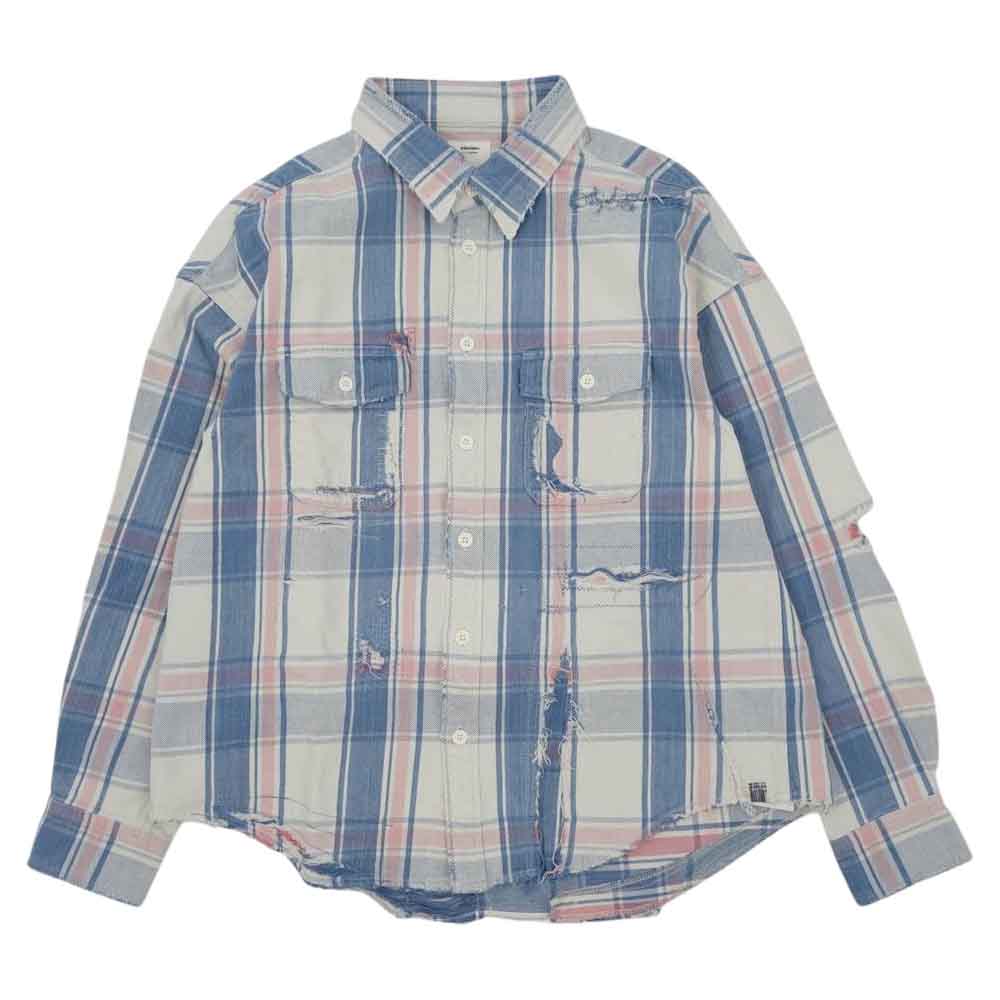 VISVIM ビズビム 22SS 0122105011008 PIONEER CHECK L/S CRASH