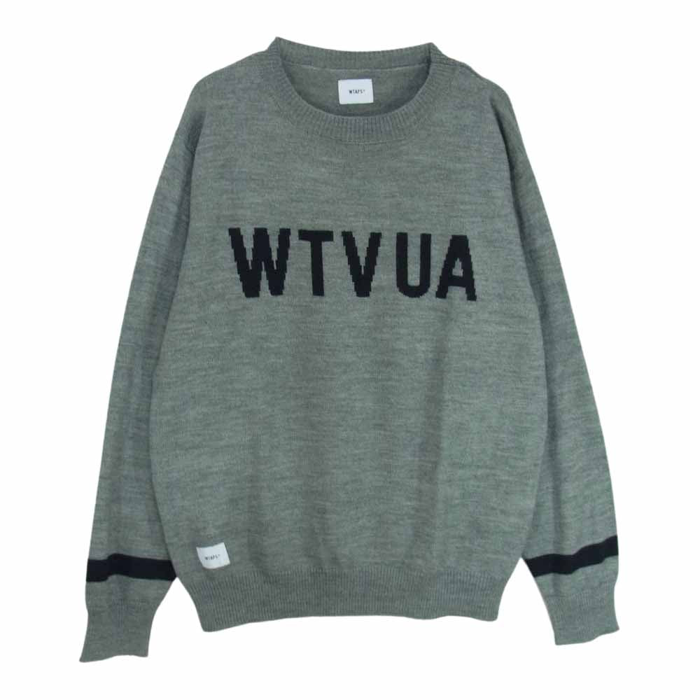 WTAPS ダブルタップス 18AW 182MADT-KNM01 CREW SWEATER WOAC クルー
