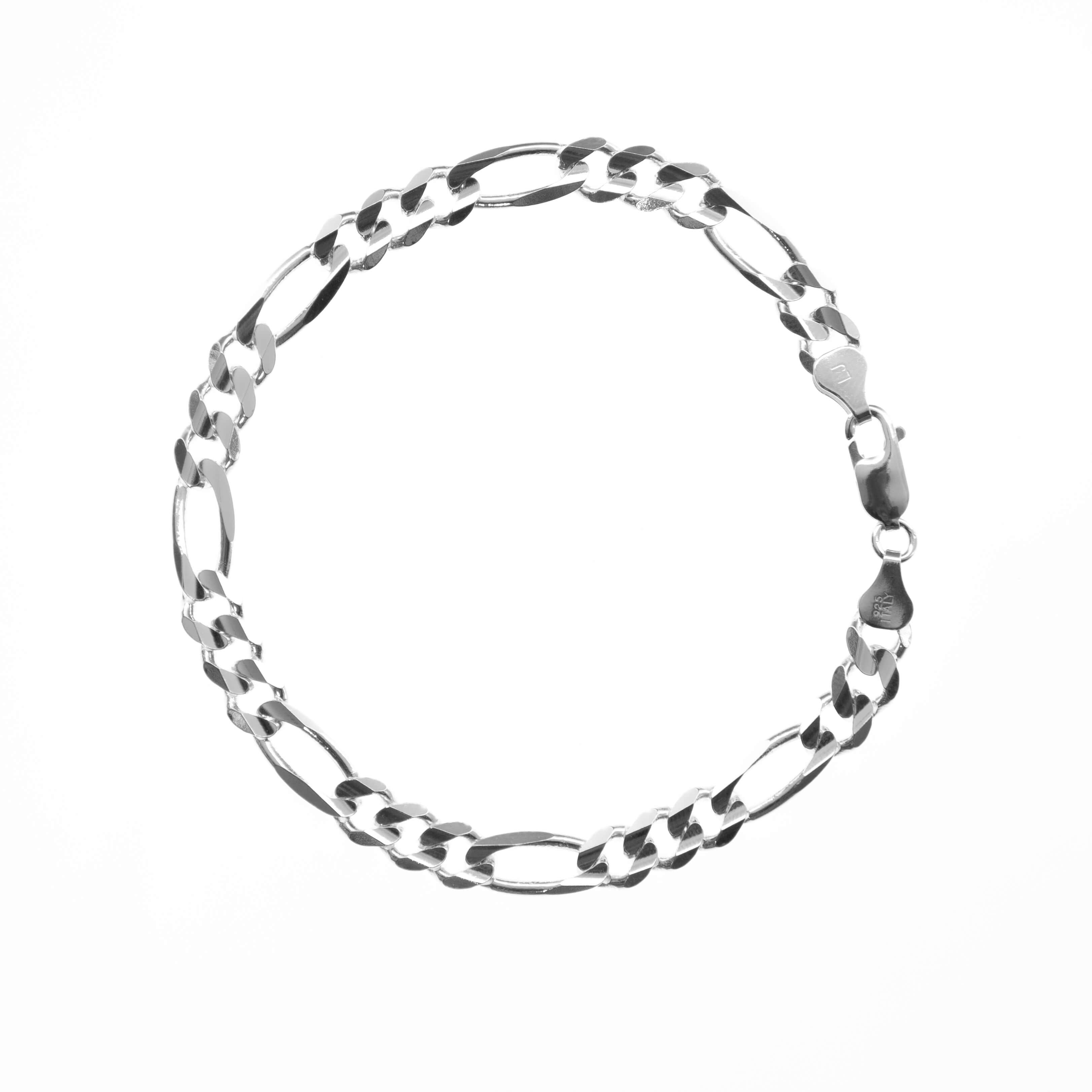 Sterling Silver Figaro Bracelets | Lirys Jewelry – Liry's Jewelry