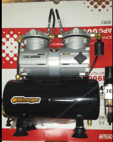 新しいコンプレッサー導入。AIRTEX APC-006D : 痛車RC製作所 BadLegFactory