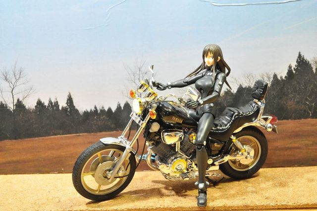 プラモデル タミヤ 1/12 YAMAHA XV1000 ビラーゴ Vol.8 遊ぶ