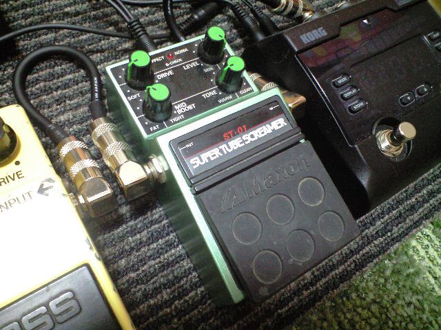 ☆ペダル検証第11段 MAXON Super Tube Screamer ST-01編 : ジナパパ