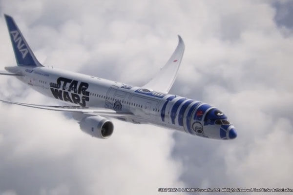 ANA、スターウォーズの特別塗装機を就航 2020年までプロジェクト実施