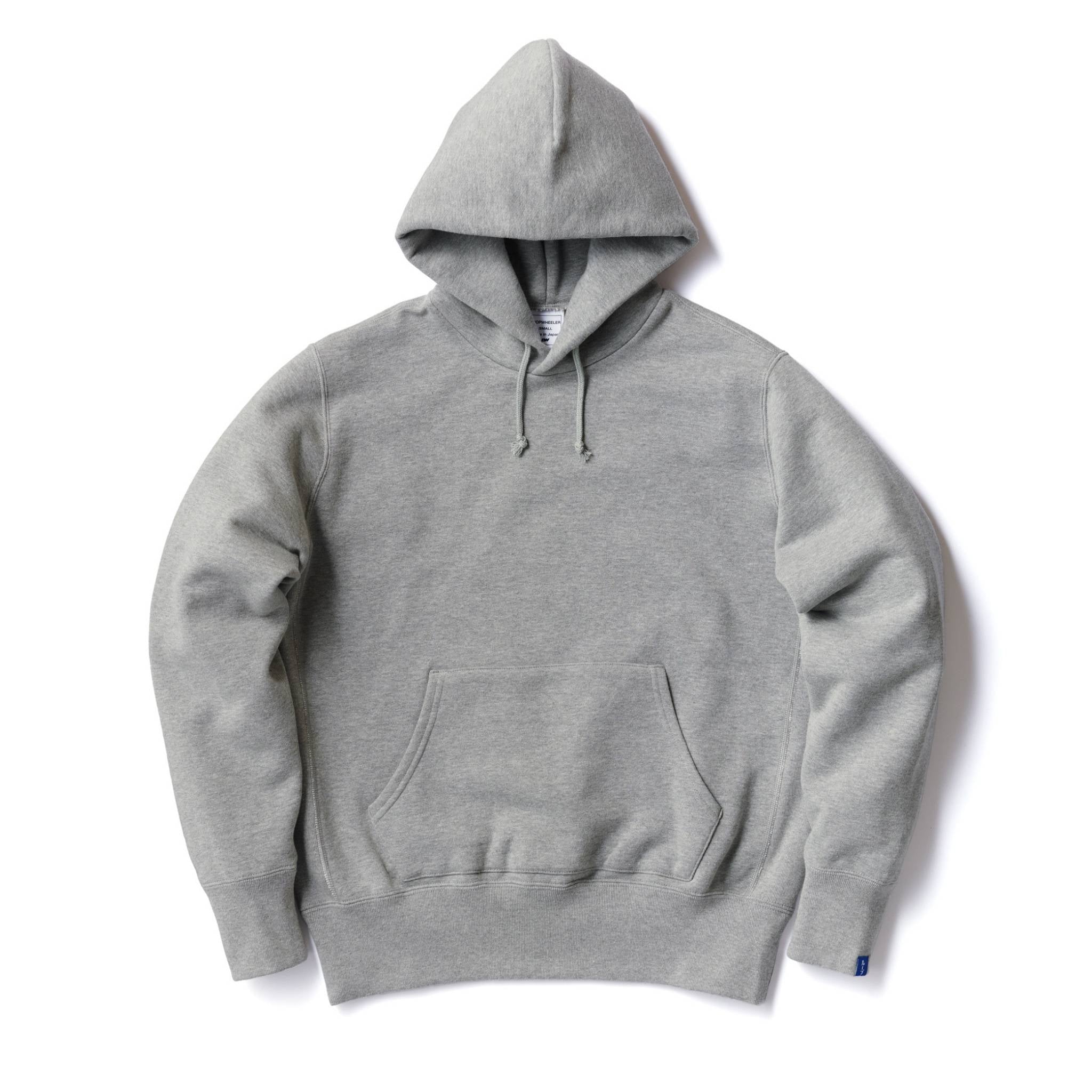 Loopwheeler LW359 Side Gusset Hoodie - Gray Melange – LOOPWHEELER