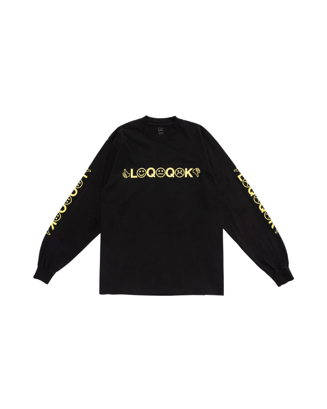 LQQK STUDIO】LQQK L/S TEE - BLACK