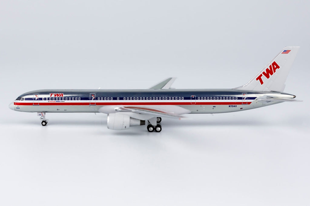 TWA Boeing 757-200 N704X NG Model 53195 Scale 1:400 – PandaFox Toys