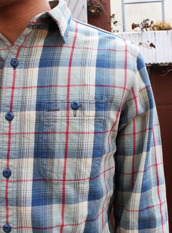 RRL ダブルアールエル チェックワークシャツ