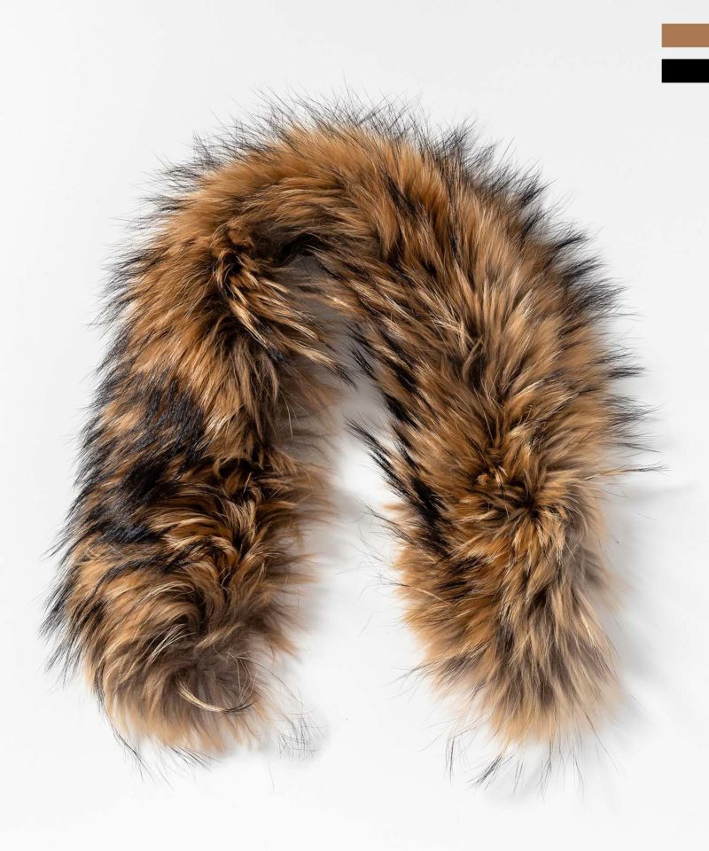 WOMENS】スキーウェア用アクセサリー 脱着式ファー RACCOON FUR